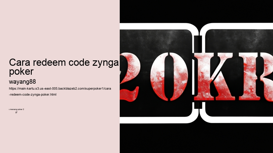 cara redeem code zynga poker