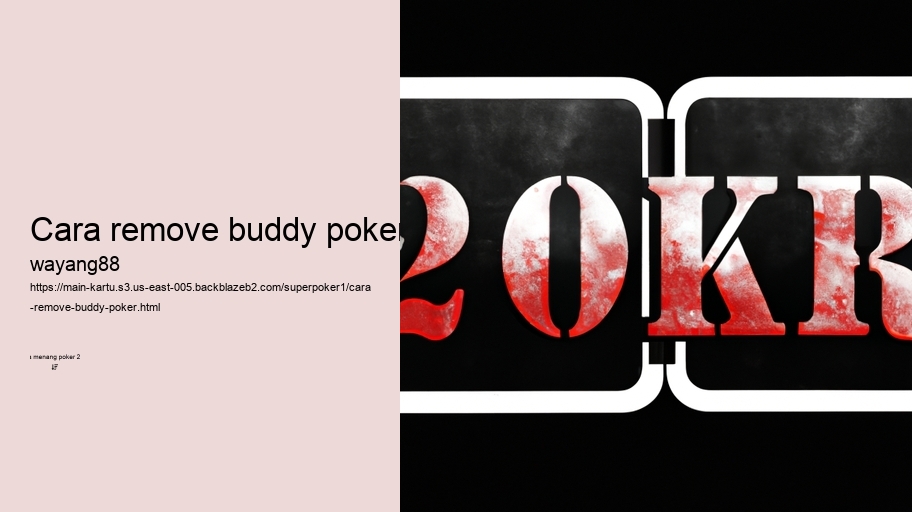 cara remove buddy poker